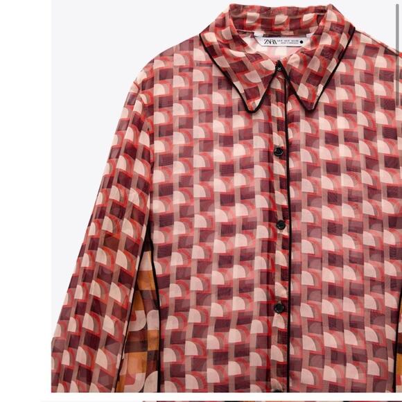 ZARA Tunic Size Extra Small XS - Picture 9 of 13